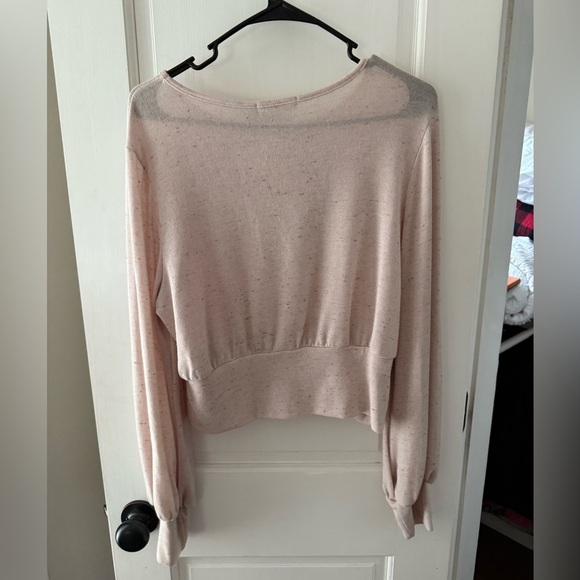 dear apple Women's Long Sleeve Tee - Pink - Picture 3 of 6